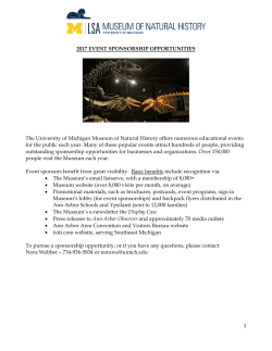 Sponsorship Opportunities - College of Literature, Science, and the