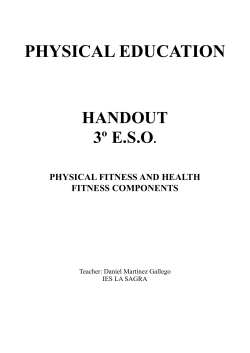 Physical fitness and health notes