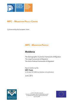moldova - Migration Policy Centre