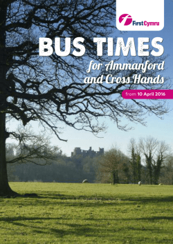 for Ammanford and Cross Hands