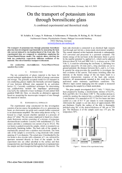 On the transport of potassium ions through