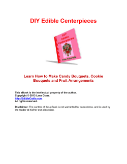 DIY Edible Centerpieces - Free