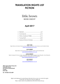 Read - Little, Brown Book Group