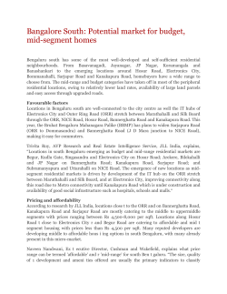 Bangalore South: Potential market for budget, mid