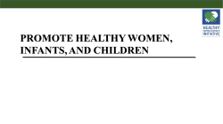 Maternal and Child Health Presentation