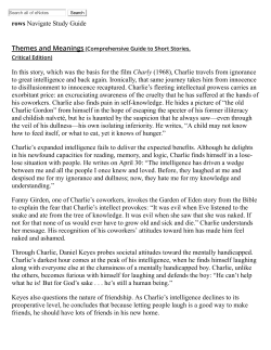 Flowers for Algernon Themes