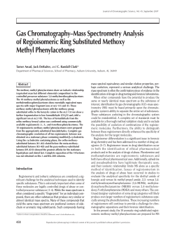 Gas Chromatography&ndash;Mass Spectrometry