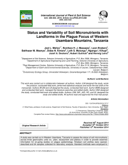 Status and Variability of Soil Micronutrients with