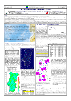 The Portuguese Geodetic Reference Frames
