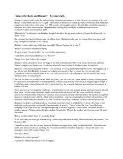 Flannelette Sheets and Blinkster &ndash; by Kim Clark