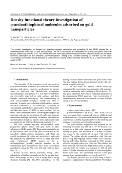 Density functional theory investigation of p