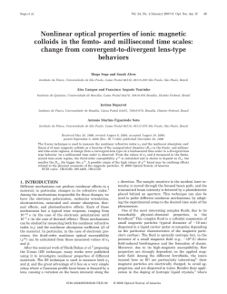 Nonlinear optical properties of ionic magnetic colloids in the femto
