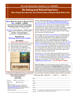 The Underground Railroad Experience