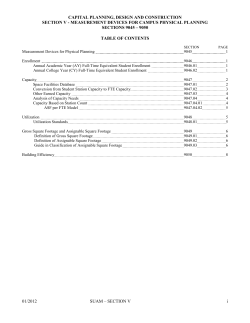 SUAM Section V - California State University