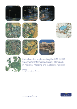 Guidelines for Implementing the ISO 19100 Geographic Information