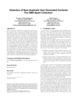 Detection of Near-duplicate User Generated Contents: The