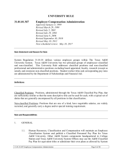31.01.01.M7 Employee Compensation Administration