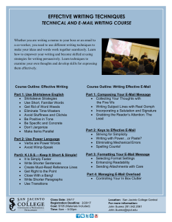 effective writing techniques