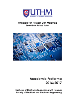 Academic Proforma 2016/2017