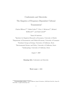 The Empirics of Frequency-Dependent Cultural Transmission