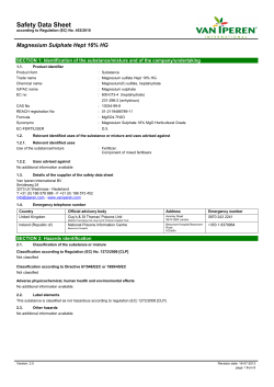 MSDS Magnesium Sulphate Hept 16% HG Ip_Int (ENG-3.0]