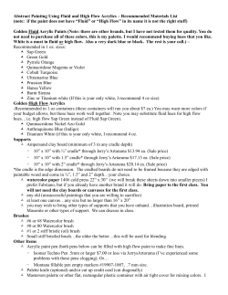 Abstract Painting Using Fluid and High Flow Acrylics