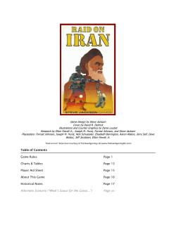 Raid on Iran - Grognard.com
