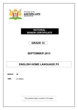 grade 12 september 2013 english home language p2