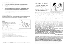 The Man Born Blind - Liverpool Archdiocese