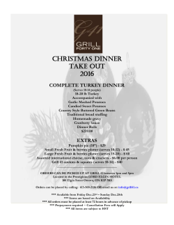 18-20 lb Turkey, serves 10-14 people