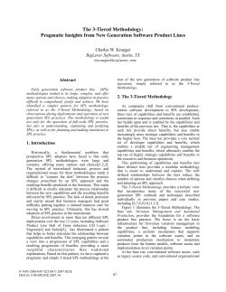 The 3-Tiered Methodology