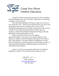 Camp New Moon Outdoor Education