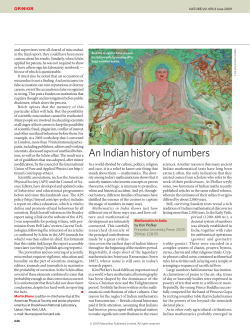 An Indian history of numbers