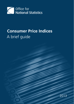 Consumer Price Indices: a brief guide