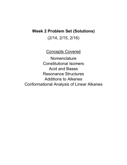 CHEM0350 Week 2 Solutions 2016