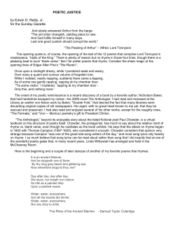 Poetic Justice - Home Page of Ed Reilly