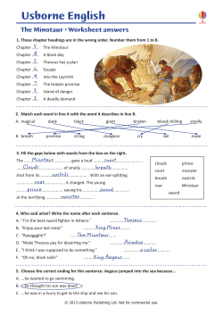 Answers - Usborne Publishing