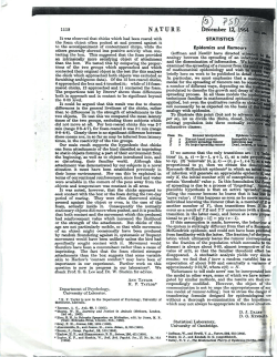 Page 1 NATURE D. J. D . D. G. KENDALL