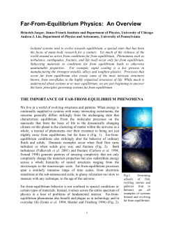 Far from Equilibrium RMP v9-1