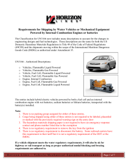 Automobile and mechanical equipment handling