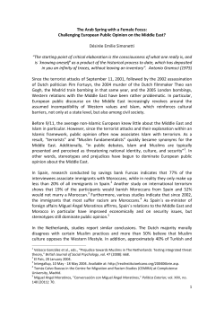 The Arab Spring with a Female Focus