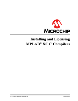 Installing and Licensing MPLAB XC C Compilers