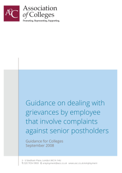 Grievance Against