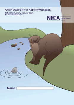 Owen Otter`s River Activity Workbook