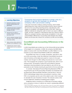 17 Process Costing