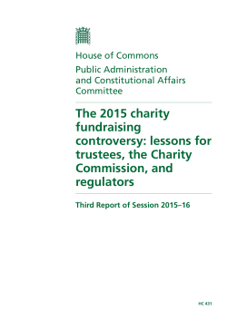 The 2015 charity fundraising controversy