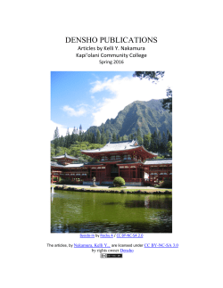 Densho Publications - UH System Repository for the University of