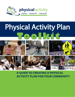 Physical Activity Plan Toolkit