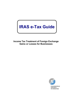 Income Tax Treatment of Foreign Exchange Gains or Losses