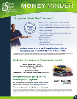 Did you see &ldquo;What`s New?!&rdquo; in Loans?